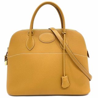 エルメス(Hermes)の【在庫一掃】HERMES エルメス 2WAY ボリード35 ハンドバッグ ショルダーバッグ 肩掛け 鞄 かばん □H トゴ    ブラウン 茶 ゴールド金具 レディース 2004年【中古品】(ショルダーバッグ)