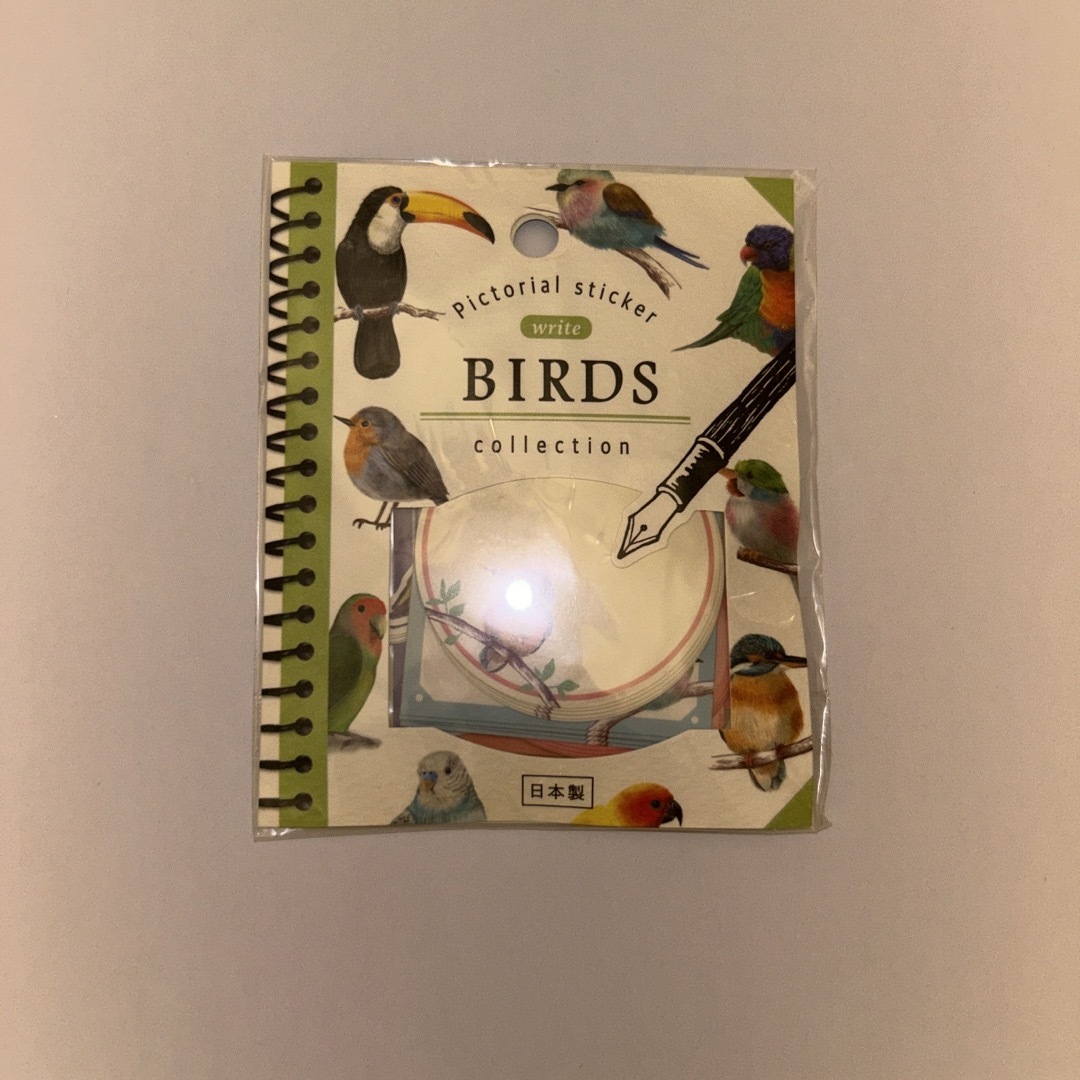 BIRDS 鳥　コレクション　ステッカー インテリア/住まい/日用品の文房具(シール)の商品写真