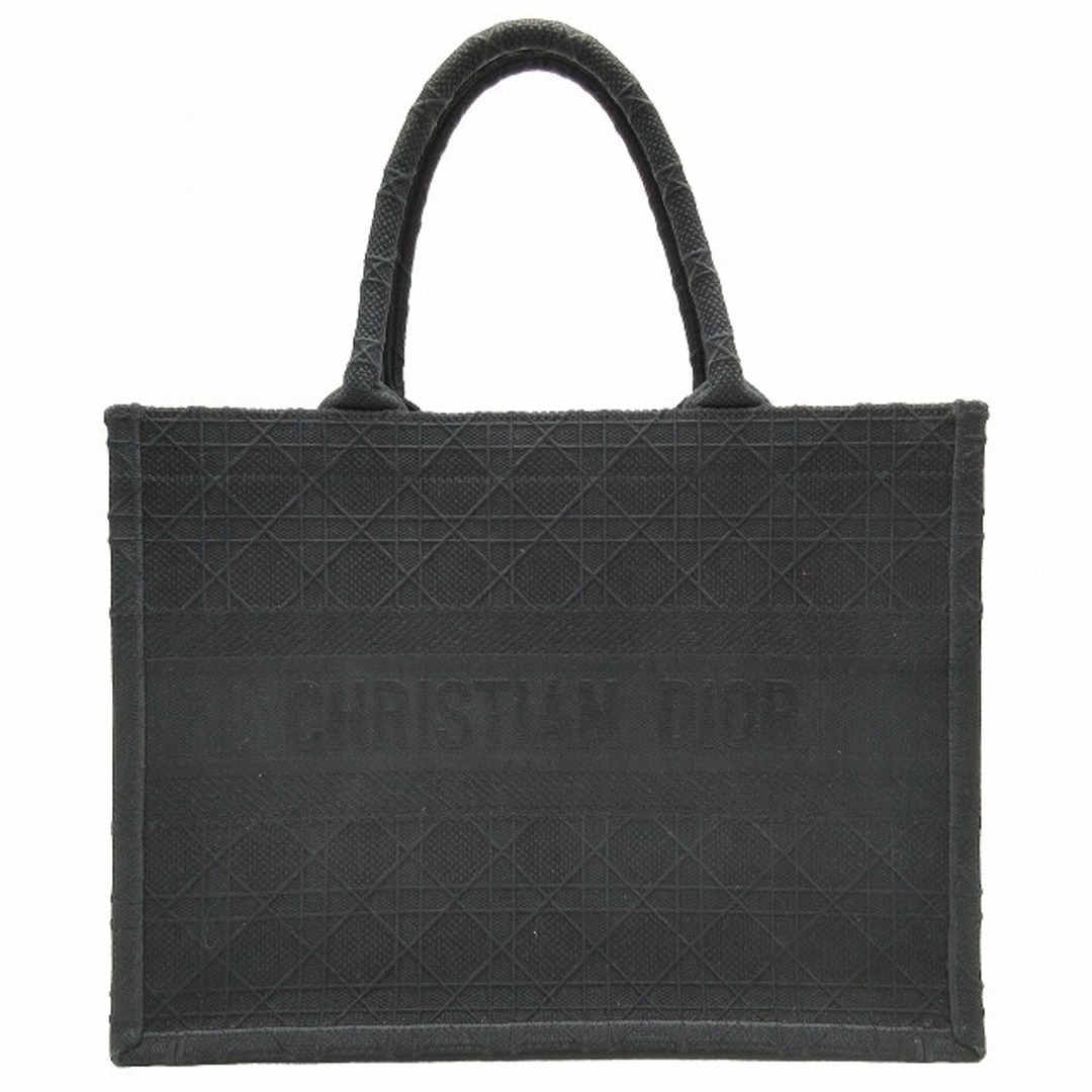 Christian Dior(クリスチャンディオール)の美品 クリスチャンディオール ブック トート カナージュ ミディアムバッグ レディースのバッグ(トートバッグ)の商品写真