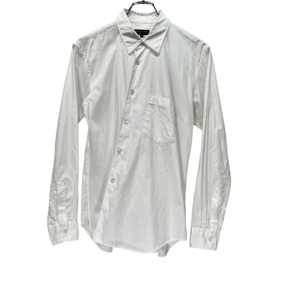 COMME des GARCONS HOMME PLUS(コムデギャルソンオムプリュス)のCOMME des GARCONS HOMME PLUS 15AW コットンブロードツイストフロントシャツ 捻れ 螺旋 斜め Archive コムデギャルソン メンズのトップス(シャツ)の商品写真