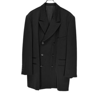 ヨウジヤマモト(Yohji Yamamoto)のY's for men ウールギャバジンダブルブレスト5ポケットテーラードジャケット Archive 90s Yohji Yamamoto Pour Homme(テーラードジャケット)