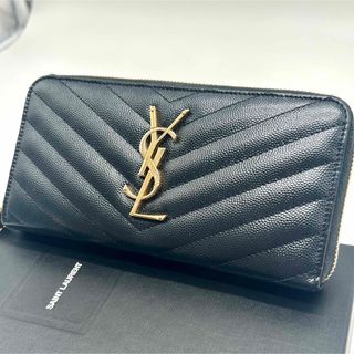 サンローラン(Saint Laurent)のサンローラン　長財布　カサンドラ　ラウンドファスナー　ロングウォレット(財布)