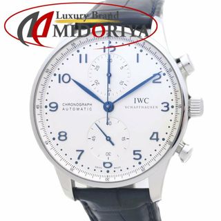 インターナショナルウォッチカンパニー(IWC)のIWC インターナショナルウォッチカンパニー ポルトギーゼ クロノグラフ IW371446 ステンレススチール xアリゲーター メンズ /39397【中古】【腕時計】(腕時計(アナログ))