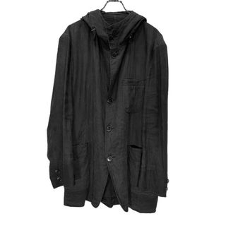 ヨウジヤマモト(Yohji Yamamoto)のY's for men ラミーレーヨンフーデッドテーラードジャケット マウンテンパーカー ブルゾン Yohji Yamamoto Pour Homme(その他)