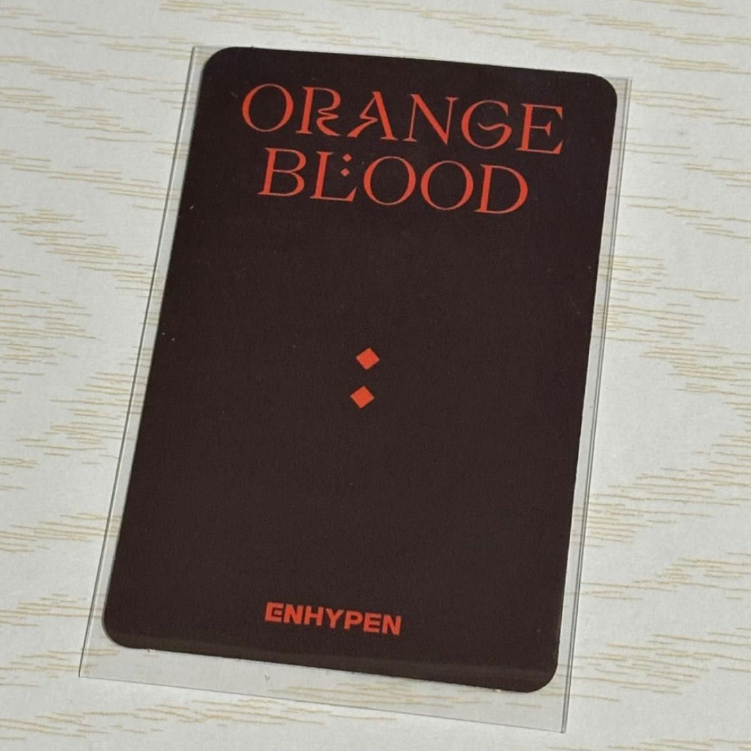 ENHYPEN(エンハイプン)のENHYPEN ORANGE BLOOD ラキドロ ソンフン エンタメ/ホビーのCD(K-POP/アジア)の商品写真