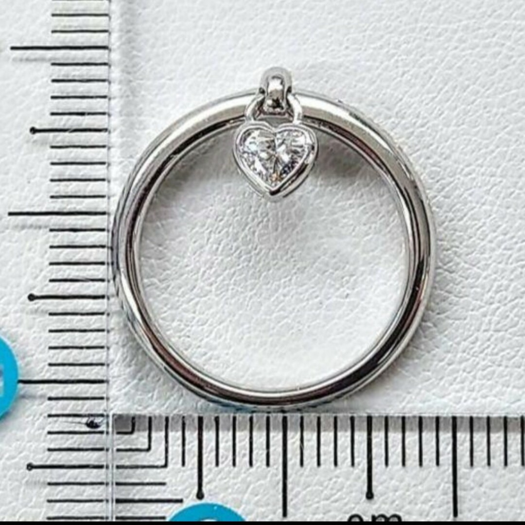 PonteVecchio(ポンテヴェキオ)の【保証書付】ポンテヴェキオ ハートシェイプダイヤモンド リング 0.15ct レディースのアクセサリー(リング(指輪))の商品写真