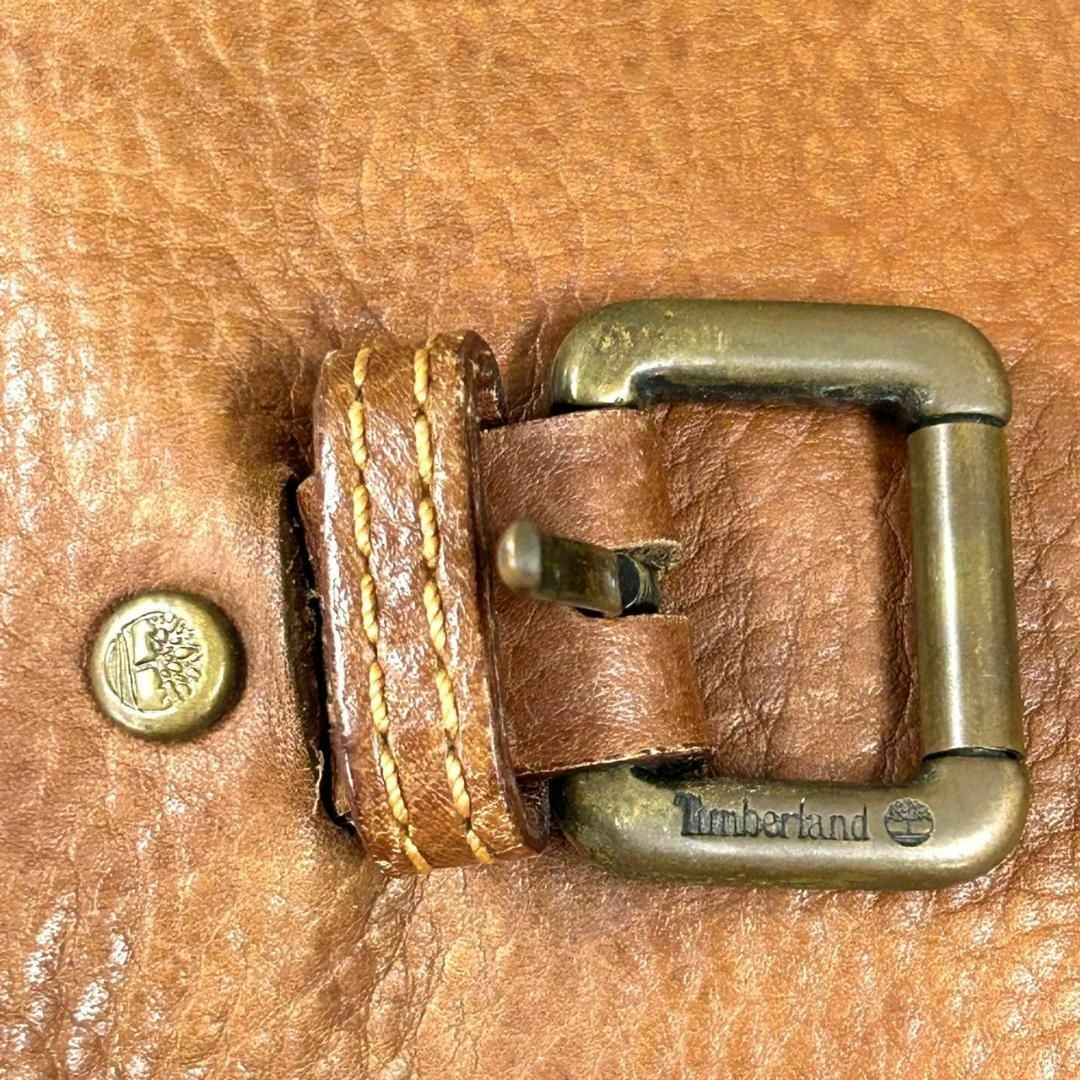 Timberland(ティンバーランド)の入手困難 90's Timberland イタリア製 レザー ショルダーバッグ メンズのバッグ(ショルダーバッグ)の商品写真