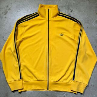 アディダス(adidas)の70's~80's トラックトップジャージ 好配色 三角吊りタグ L~XL相当(ジャージ)