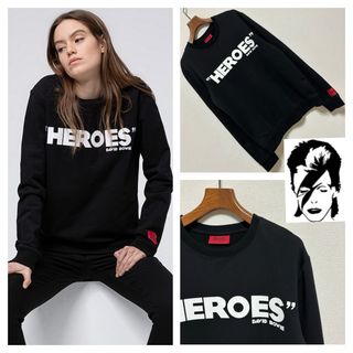 ヒューゴボス(HUGO BOSS)の限定 美品■HUGO BOSS デヴィッド ボウイ■HEROES スウェット S(スウェット)