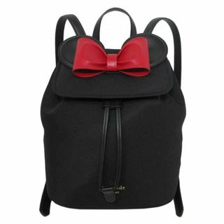 ケイトスペードニューヨーク(kate spade new york)の【新品】ケイトスペード バッグ ショルダーバッグ KG589 001 (ブラック×マルチカラー) kate spade × Disney ディズニー ミニー 3D フラップ バックパック リュック アウトレット レディース(リュック/バックパック)