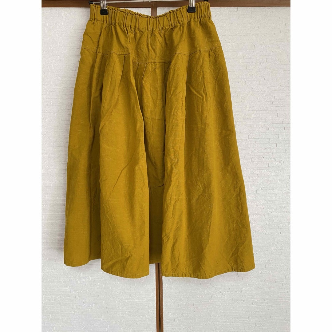 nest Robe(ネストローブ)のヤンマ産業　会津木綿タックスカート レディースのスカート(ロングスカート)の商品写真