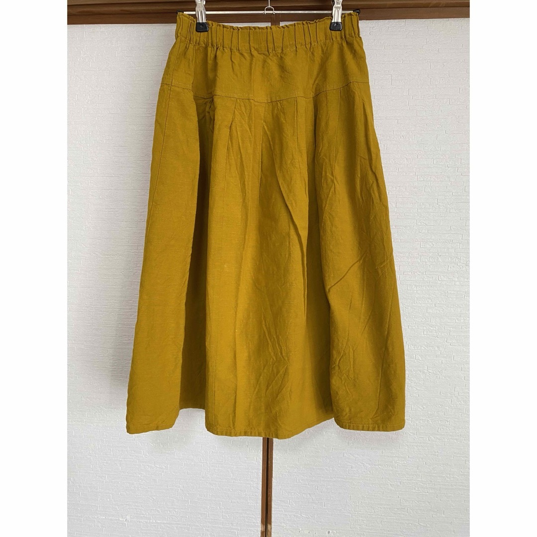 nest Robe(ネストローブ)のヤンマ産業　会津木綿タックスカート レディースのスカート(ロングスカート)の商品写真