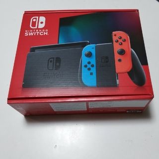 ニンテンドースイッチ(Nintendo Switch)のNintendo Switch ネオンブルー　スイッチ　本体　強化版　新品(家庭用ゲーム機本体)