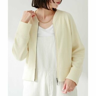 サニーレーベル(Sonny Label)の【オフ】カットリブジップカーディガン(カーディガン)