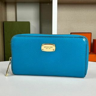 マイケルコース(Michael Kors)の超美品 MICHAEL KORS 長財布 ゴールド金具 ジップウォレット(財布)