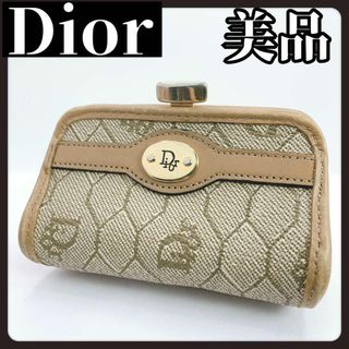 クリスチャンディオール(Christian Dior)の【美品】Dior　ディオール　がま口　コインケース　ブランド(コインケース)