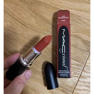 マック(MAC)のM.A.C マキシマルシルキーマットリップスティック　マラケシュ(口紅)