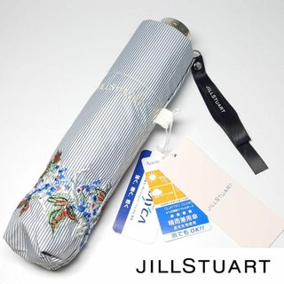 ジルスチュアート(JILLSTUART)の【新品タグ付き】ジルスチュアート 晴雨兼用折りたたみ日傘 ラージサイズ(傘)