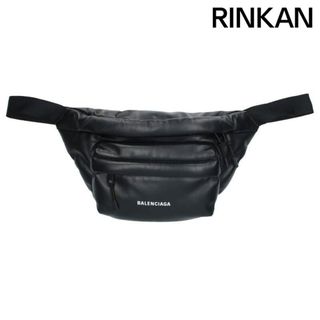 バレンシアガ(Balenciaga)のバレンシアガ  PUFFY BELTPACK 695517・1000 パフィベルトパックシャイニーカーフウエストバッグ メンズ(ボディーバッグ)