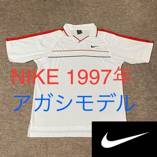 ナイキ(NIKE)のレア　入手困難　ナイキ　1997年　アンドレアガシ　DRI-FIT半袖ポロシャツ(ウェア)