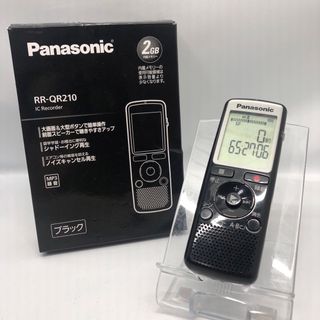 パナソニック(Panasonic)のPanasonic ICレコーダー ブラック RR-QR210-K(その他)