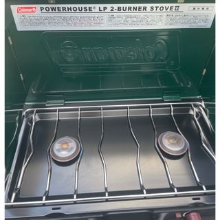 コールマン(Coleman)のColeman  Power house LP2 burner stove 美品(ストーブ/コンロ)