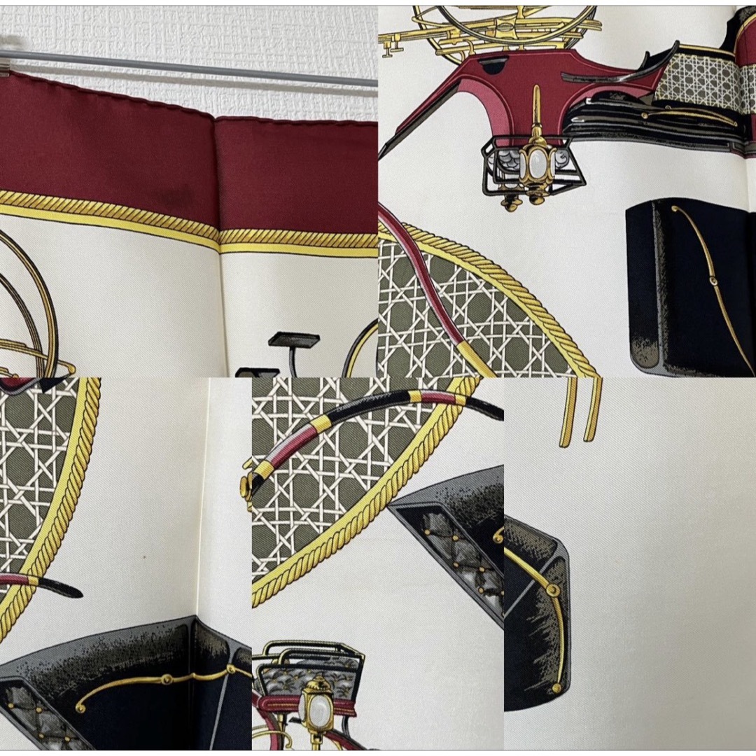 Hermes(エルメス)のHERMES エルメス カレ90 折畳み式幌の馬車 レディースのファッション小物(バンダナ/スカーフ)の商品写真