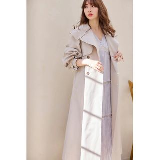 Her lip to - Grace Long Trench Coat Herlipto