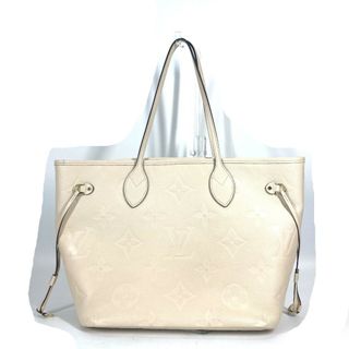 ルイヴィトン(LOUIS VUITTON)のルイヴィトン LOUIS VUITTON ネヴァーフル MM M46676 モノグラムアンプラント ショルダーバッグ カバン 肩掛け トートバッグ モノグラムアンプラントレザー クレーム ベージュ(トートバッグ)