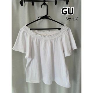 ジーユー(GU)のGU  ジーユー　オフショルダー ブラウス トップス 夏服 レディーストップス(カットソー(半袖/袖なし))