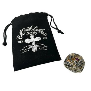 ビルウォールレザー(BILL WALL LEATHER)のBILL WALL LEATHER 30th Anniversary Limited Edition R422BW GRAFFITI PIRATE w/OCTOPUS RING 金ロウパイレーツリング(リング(指輪))