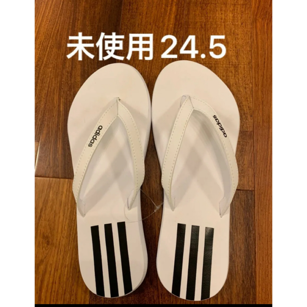 adidas(アディダス)の未使用アディダス adidas ビーチサンダル　ビーサン　24.5 レディースの靴/シューズ(サンダル)の商品写真