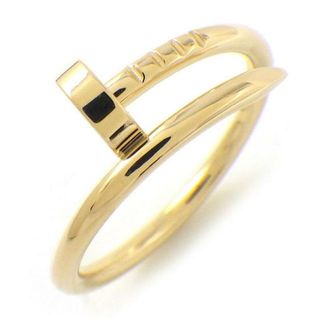 カルティエ(Cartier)のカルティエ Cartier リング ジュスト アン クル SM B4225949 釘モチーフ K18YG 8.5号 / #49 【中古】(リング(指輪))