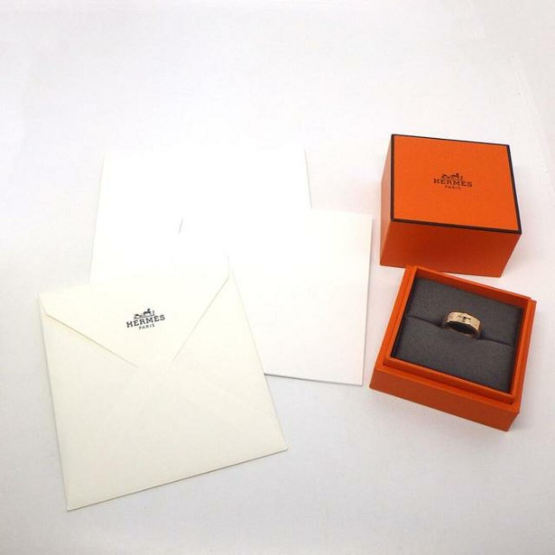 Hermes(エルメス)のエルメス HERMES リング ケリー PM H109041B 4ポイント ダイヤモンド 計0.02ct K18PG 9号 / #49 【箱・保付き】 【中古】 レディースのアクセサリー(リング(指輪))の商品写真