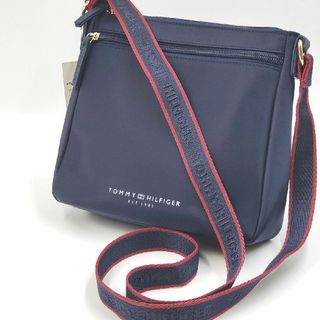 TOMMY HILFIGER - トミーヒルフィガー　ショルダーバッグ　メッセンジャーバッグ　軽量　ネイビー