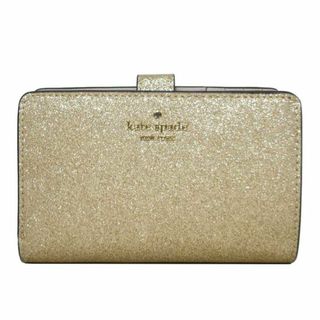 ケイトスペードニューヨーク(kate spade new york)の【新品】●ギフトBOX付!!● ケイトスペード 財布 二つ折り財布 KE446 kate spade グリマー グリッター ミックスド マテリアル ボックスド ミディアム コンパクト バイフォールド ウォレット アウトレット レディース(財布)