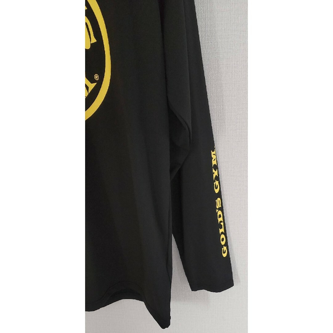 GOLD'S GYM(ゴールドジム)の新品未使用 ゴールドジム ロング Tシャツ Lサイズ ブラック メンズのトップス(Tシャツ/カットソー(七分/長袖))の商品写真