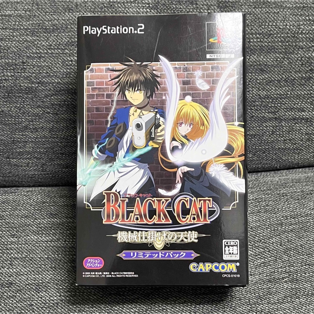 PlayStation2(プレイステーション2)のPS2 BLACK CAT 機械仕掛けの天使 リミテッドパック ブラックキャット エンタメ/ホビーのゲームソフト/ゲーム機本体(家庭用ゲームソフト)の商品写真