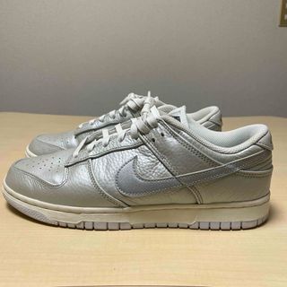 ナイキ(NIKE)のNIKE DENK LOW SE  METALLIC SILVER(スニーカー)