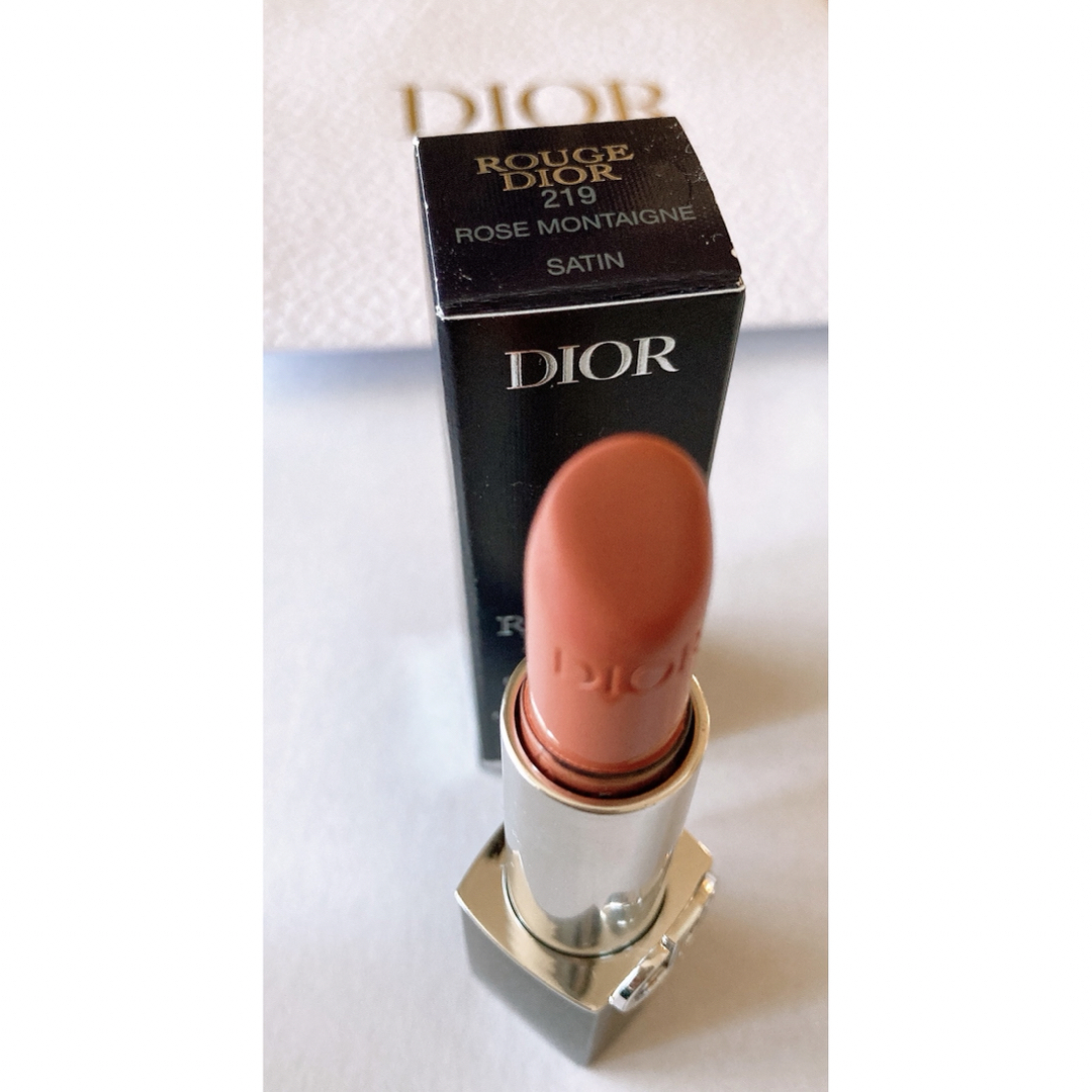 Dior(ディオール)のDior リップ ルージュディオール 219 ローズモンテーニュサテン数量限定色 コスメ/美容のベースメイク/化粧品(口紅)の商品写真