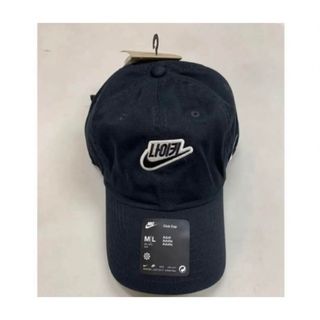 NIKE - ナイキ韓国限定カスタムキャップ M〜L ハングルロゴ ブラック