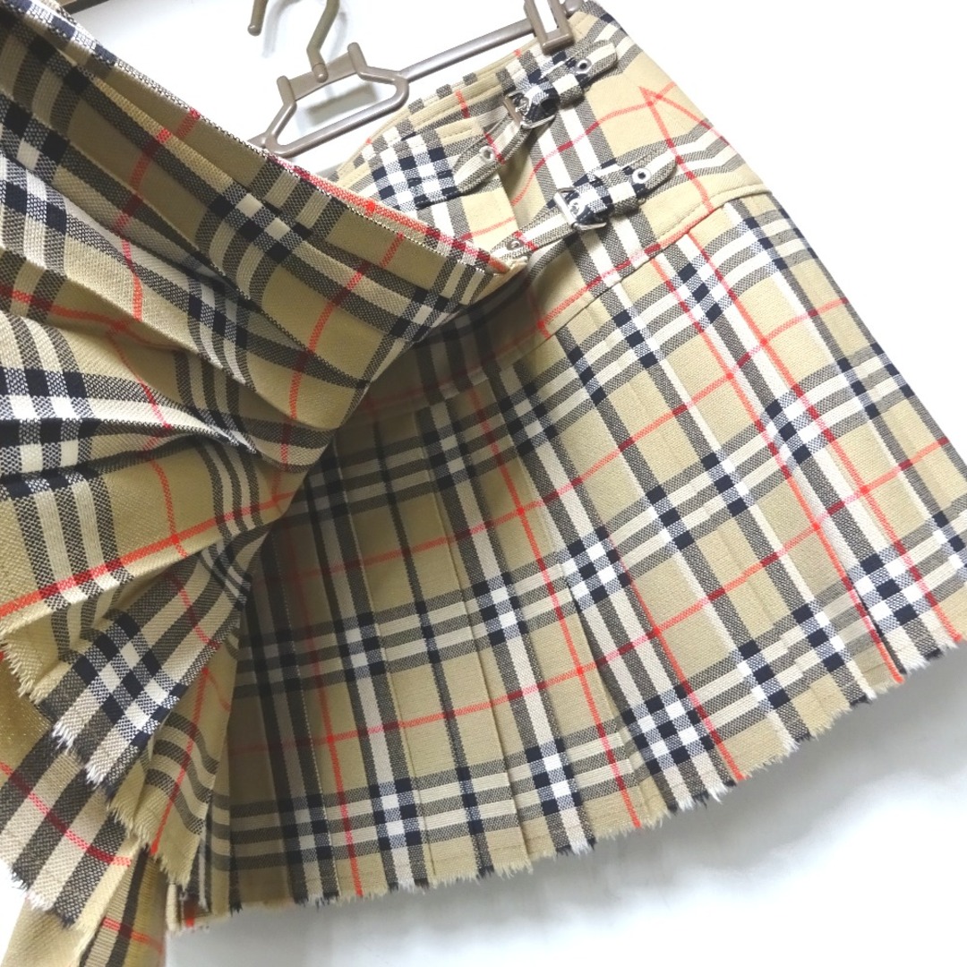 BURBERRY(バーバリー)のバーバリー スカート ノバチェック ラップミニスカート 8025832 ベージュ Ft1148271 超美品・中古 レディースのスカート(ひざ丈スカート)の商品写真