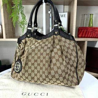 Gucci - 良品 GUCCI 名作 スーキー GG インターロッキング キャンバス