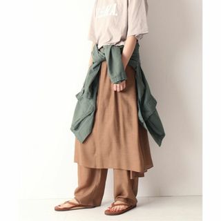 エイトン(ATON)の定価31,900円　ATON　SIDE DRAPED スカートパンツ(その他)