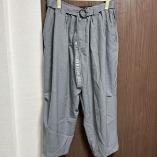 TIGHTBOOTH BAGGY SLACKS グレー XL タイトブース(スラックス)