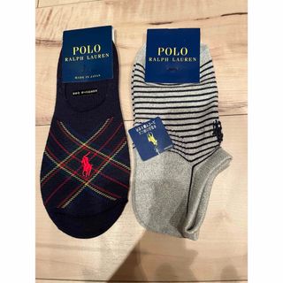 ポロラルフローレン(POLO RALPH LAUREN)の【新品】POLO RALPH LANAN  ソックス22〜24cm 2足セット(ソックス)