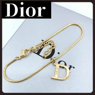 Christian Dior - 【訳あり】Christian Dior　ディオール　ゴールド　ブレスレット　ロゴ