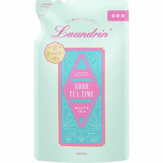 ランドリン 柔軟剤 ホワイトティーの香り 詰め替え 480ml(洗剤/柔軟剤)