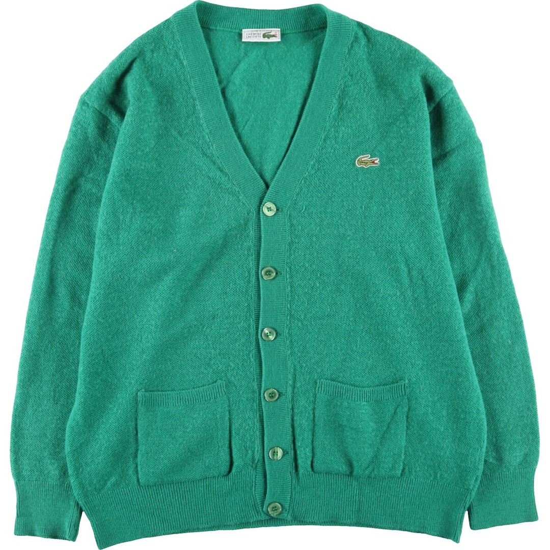 LACOSTE(ラコステ)の古着 ラコステ LACOSTE ウールニットカーディガン メンズL /eaa394889 メンズのトップス(カーディガン)の商品写真