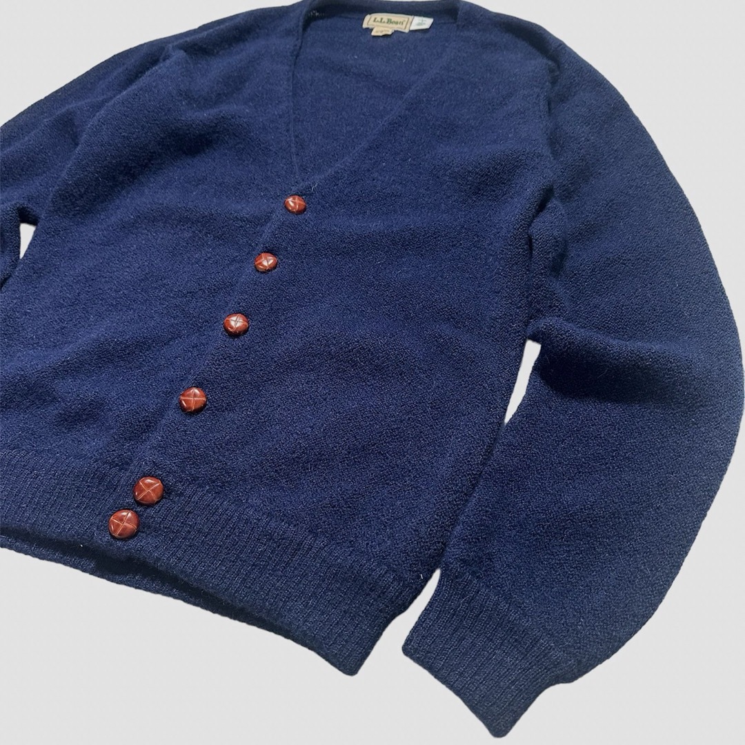 L.L.Bean(エルエルビーン)の80s〜90s l.l.bean alpaca knit cardigan メンズのトップス(カーディガン)の商品写真